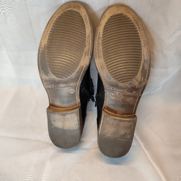 Miz Mooz Liam Oxford Monkstrap Black Leather Shoes 10 Womens Made In Portugal - Picture 7 of 8